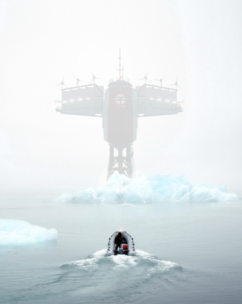 Jean-Louis Etienne a pensé le projet Polar Pod, station installée dans l'océan Austral